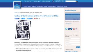 Getting British Business Online: Free Websites for SMEs | Brighton ...