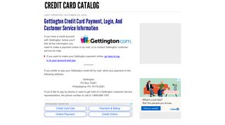 Gettington Credit Card Payment, Login, and Customer Service ...