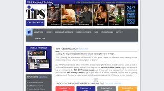 TIPS Alcohol Certification Online | eTIPS | TIPSAlcohol.com