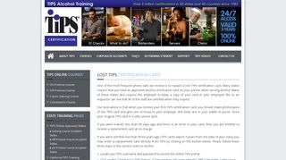 Get a Replacement TIPS Card - Tips Alcohol Training