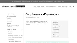 Getty Images and Squarespace – Squarespace Help
