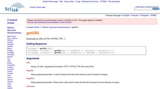 getURL - Download an URL (HTTP, HTTPS, FTP...)