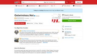 Getwireless.Net - Internet Service Providers - 220 Regent Ct, State ...