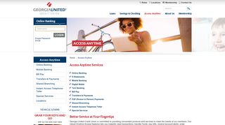 Online Banking Services From Georgia United Credit Union