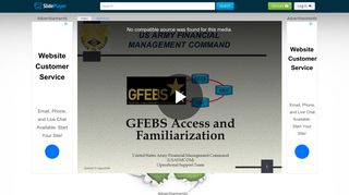 GFEBS Access and Familiarization - ppt video online download