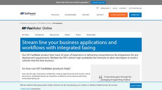 Fax integration | GFI FaxMaker Online - GFI Software