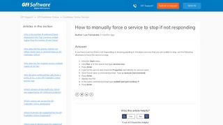 How to manually force a service to stop if not responding – GFI Support