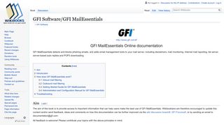 GFI Software/GFI MailEssentials - Wikibooks, open books for an ...