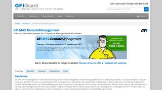 GFI MAX RemoteManagement | GFIGuard.com