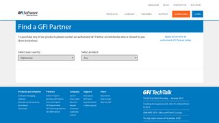 Find a GFI Partner - GFI Software