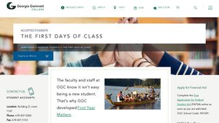 The First Days of Class | Georgia Gwinnett College