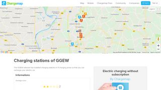 Charging stations of GGEW - Chargemap