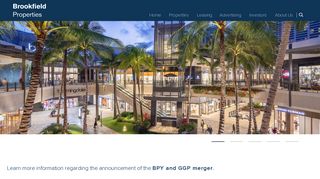 Brookfield Properties' retail group, formerly GGP | A Retail Real Estate ...