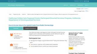 California Golden Gate Regional Center Participant Directed Services ...