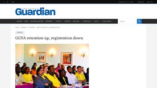 GGYA retention up, registration down - The Nassau Guardian