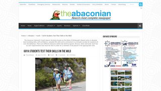 GGYA Students Test Their Skills in the Wild – The Abaconian