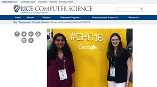 Women undergraduates flock to GHC 2016 | Computer Science ...