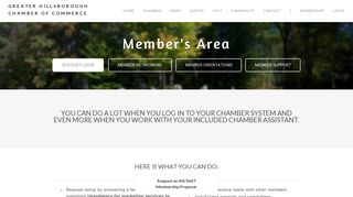 Member's Area - Greater Hillsborough Chamber of Commerce