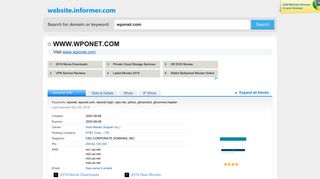 wponet.com at Website Informer. Visit Wponet.