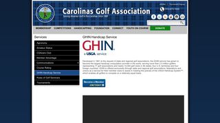 GHIN Handicap Service - Carolinasgolf.org