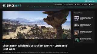 Ghost Recon Wildlands Gets Ghost War PVP Open Beta Next Week ...