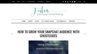 How to grow your Snapchat audience with Ghostcodes