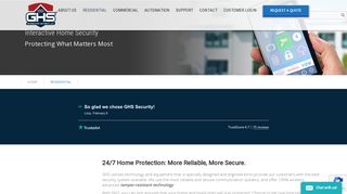 Home Security System Provider - Residential Security Systems | GHS ...