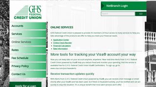 Online Services :: GHS Federal Credit Union