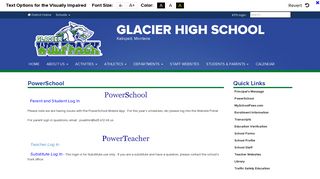 PowerSchool - Glacier High School - Kalispell Public Schools
