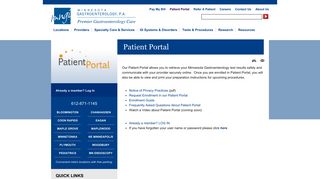 Patient Portal | Minnesota Gastroenterology