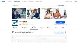 Working at GI GROUP: Employee Reviews | Indeed.com