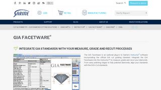 GIA Facetware® - Sarine - Sarine Diamond Technologies