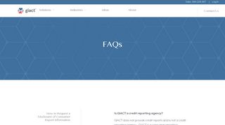 FAQs | GIACT