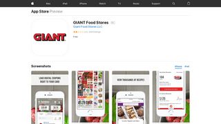 GIANT Food Stores on the App Store - iTunes - Apple