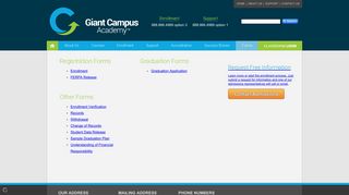 Forms - Online High School, Fully Accredited | Giant Campus Academy