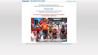 WELCOME TO THE G-STORE! - Giant Bicycles