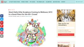 Giant Hello Kitty Sculpture Coming to Midtown; NYC is a Good Place ...