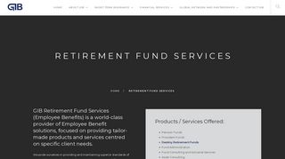 Retirement Fund Services – GIB - GIB Insurance Brokers