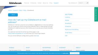 How do I set up my Gibtelecom e-mail address? - Gibtelecom - Make ...