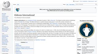Gideons International - Wikipedia