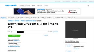 Download GifBoom 6.1.1 (Free) for iPhone OS
