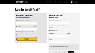 giffgaff registration | giffgaff
