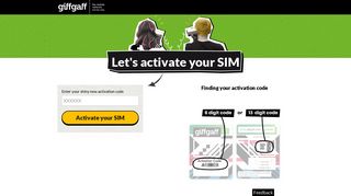 SIM Activation | giffgaff