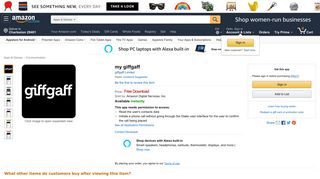 Amazon.com: my giffgaff: Appstore for Android