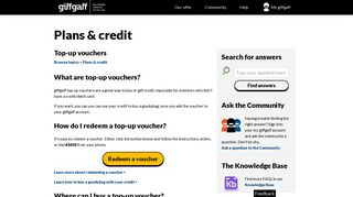 How to use giffgaff vouchers to add credit your account