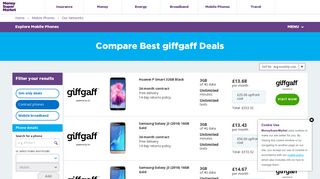 Compare Mobile Phone Deals on giffgaff | MoneySuperMarket