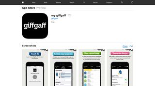 my giffgaff on the App Store - iTunes - Apple