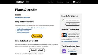 How to get your balance on giffgaff