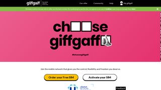 SIM Only Deals and Mobile Phones | giffgaff