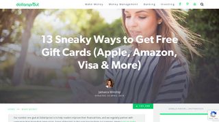 13 Sneaky Ways to Get Free Gift Cards (Apple, Amazon, Visa & More)